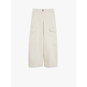 S MAX MARA Women's High-Waisted Wide-Leg Flowy Trousers Women ARENA Pants